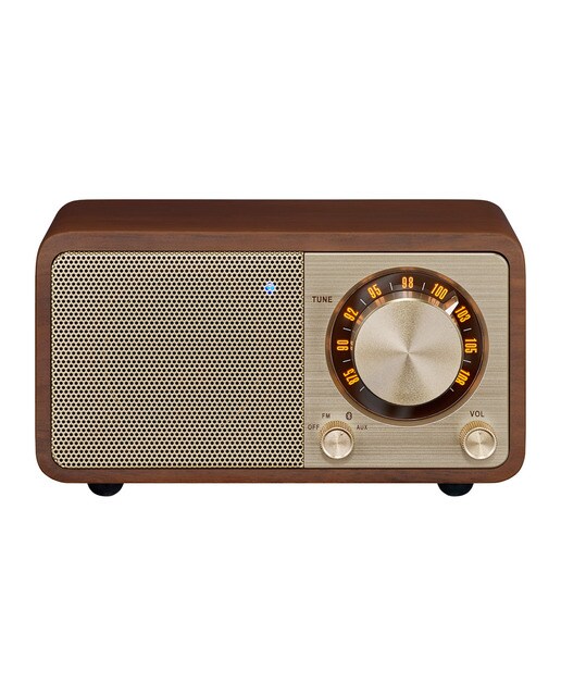 Radio Sangean SWR7 Nogal FM Bluetooth y batería Nogal-1