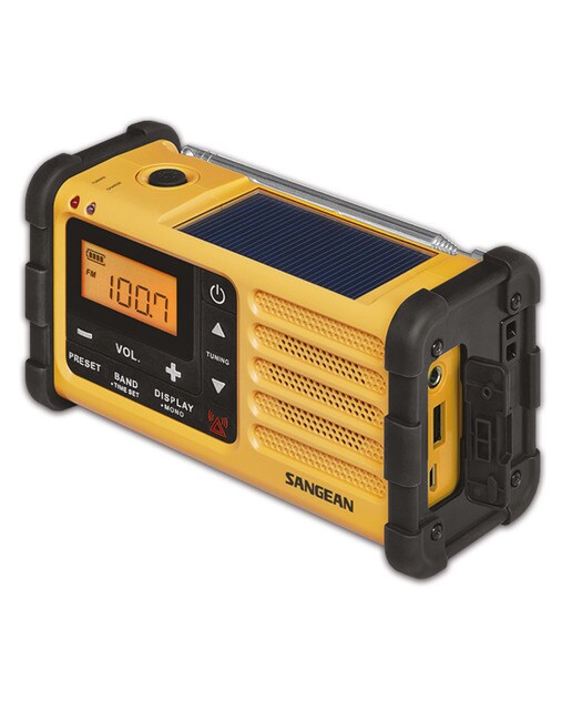 Imagem 0 de Rádio de Emergência Sangean MMR88 - Amarelo