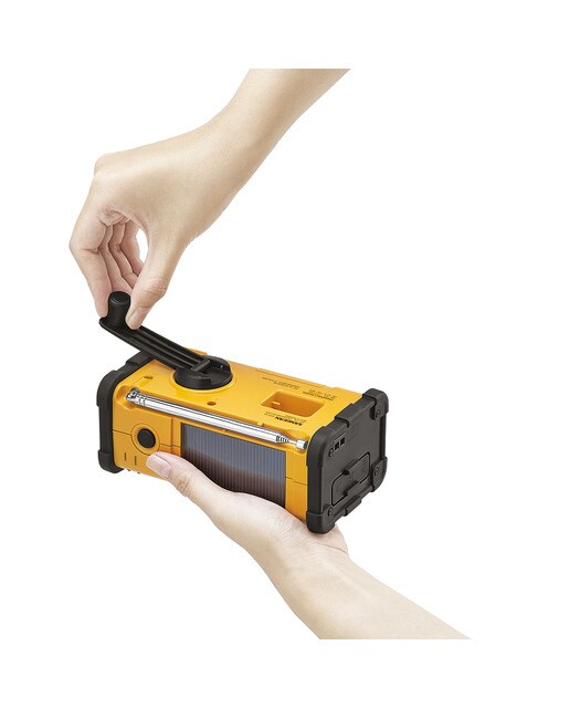 Rádio de Emergência Sangean MMR88 - Amarelo Amarelo-5