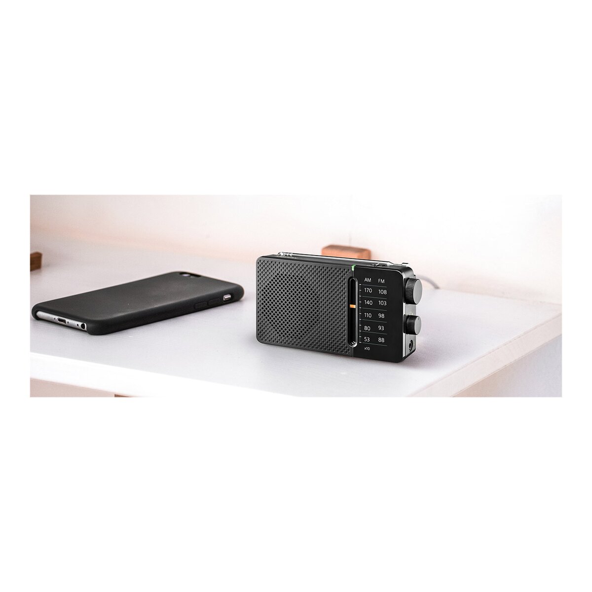Rádio de Bolso Sangean SR-36 AM/FM - Preto Preto-3