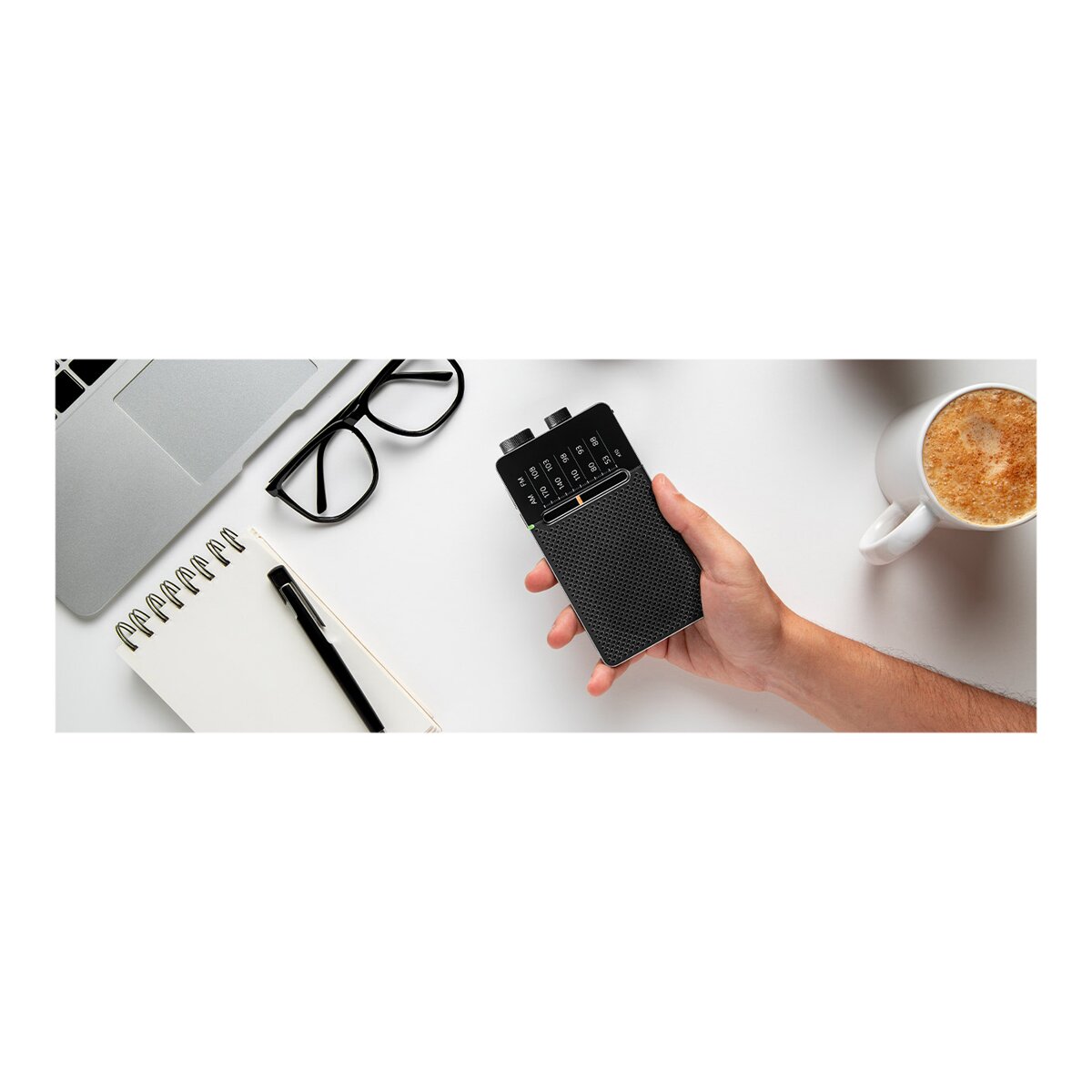 Rádio de Bolso Sangean SR-36 AM/FM - Preto Preto-5