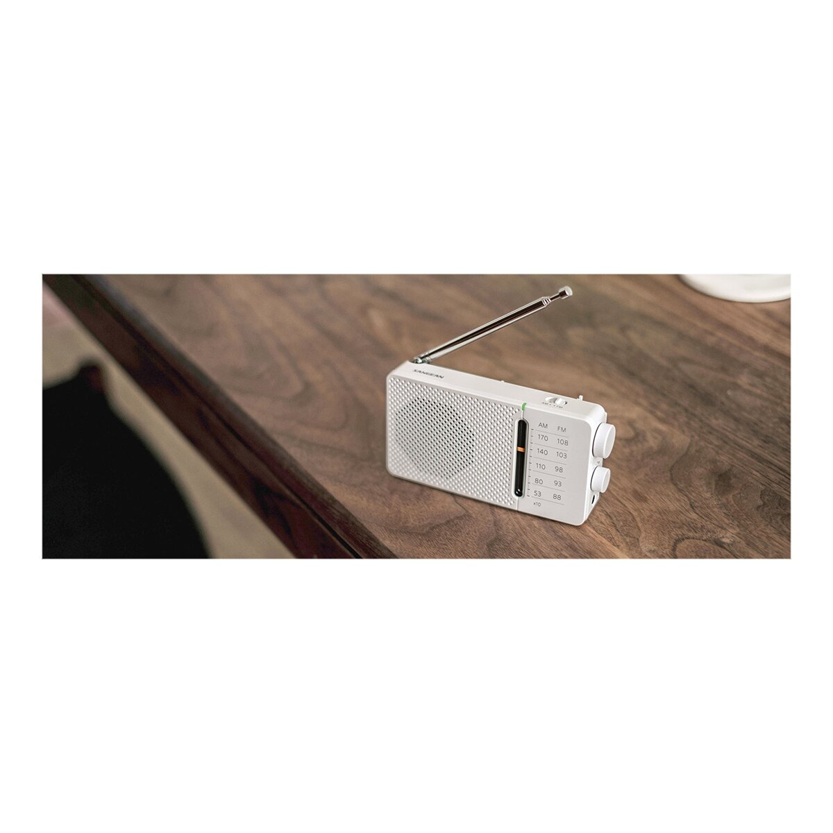 Rádio de Bolso Sangean SR-36 AM/FM - Branco Branco-5