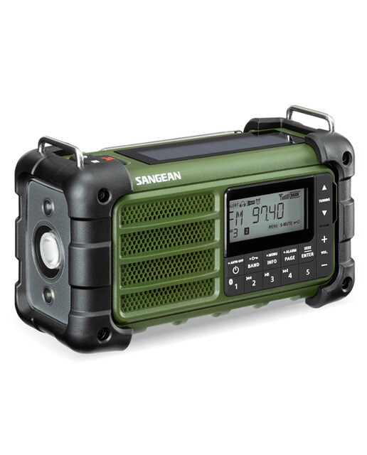 Imagen 0 de Radio de Emergencia Recargable Sangean MMR99 Forest Green