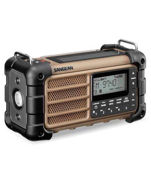 Sangean - Radio de Emergencia Recargable Sangean MMR99 Desert Tan.