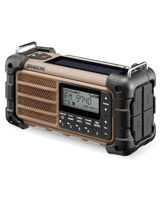 Radio de Emergencia Recargable Sangean MMR99 Desert Tan - Naranja / Beige Naranja / Beige-2