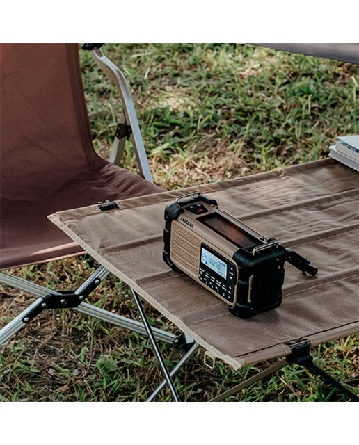Radio de Emergencia Recargable Sangean MMR99 Desert Tan - Naranja / Beige Naranja / Beige-4