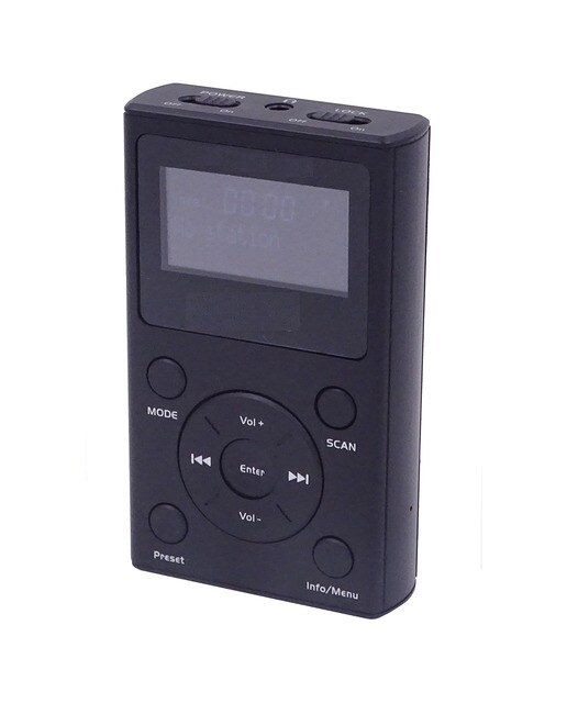 Radio de bolsillo Inves DAB-186, DAB+, FM, - Negro Negro-3