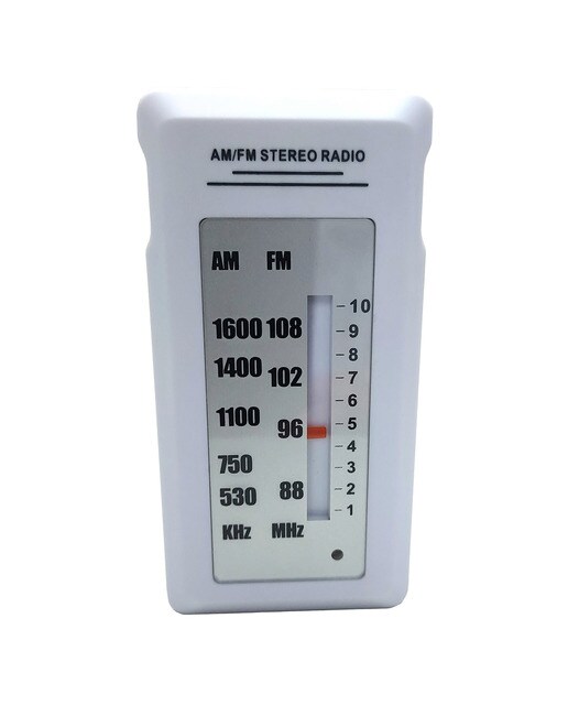 Radio de bolsillo Inves KW-AS-021, AM/FM, blanco Blanco-2
