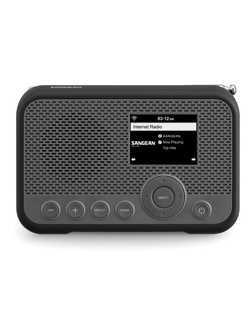 Radio digital portátil por Internet Sangean WFR-39, DAB+, FM-RDS, Spotify Connect, gris/negro Negro / Gris-1