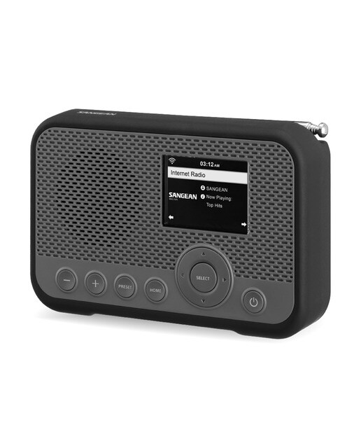 Radio digital portátil por Internet Sangean WFR-39, DAB+, FM-RDS, Spotify Connect, gris/negro Negro / Gris-3