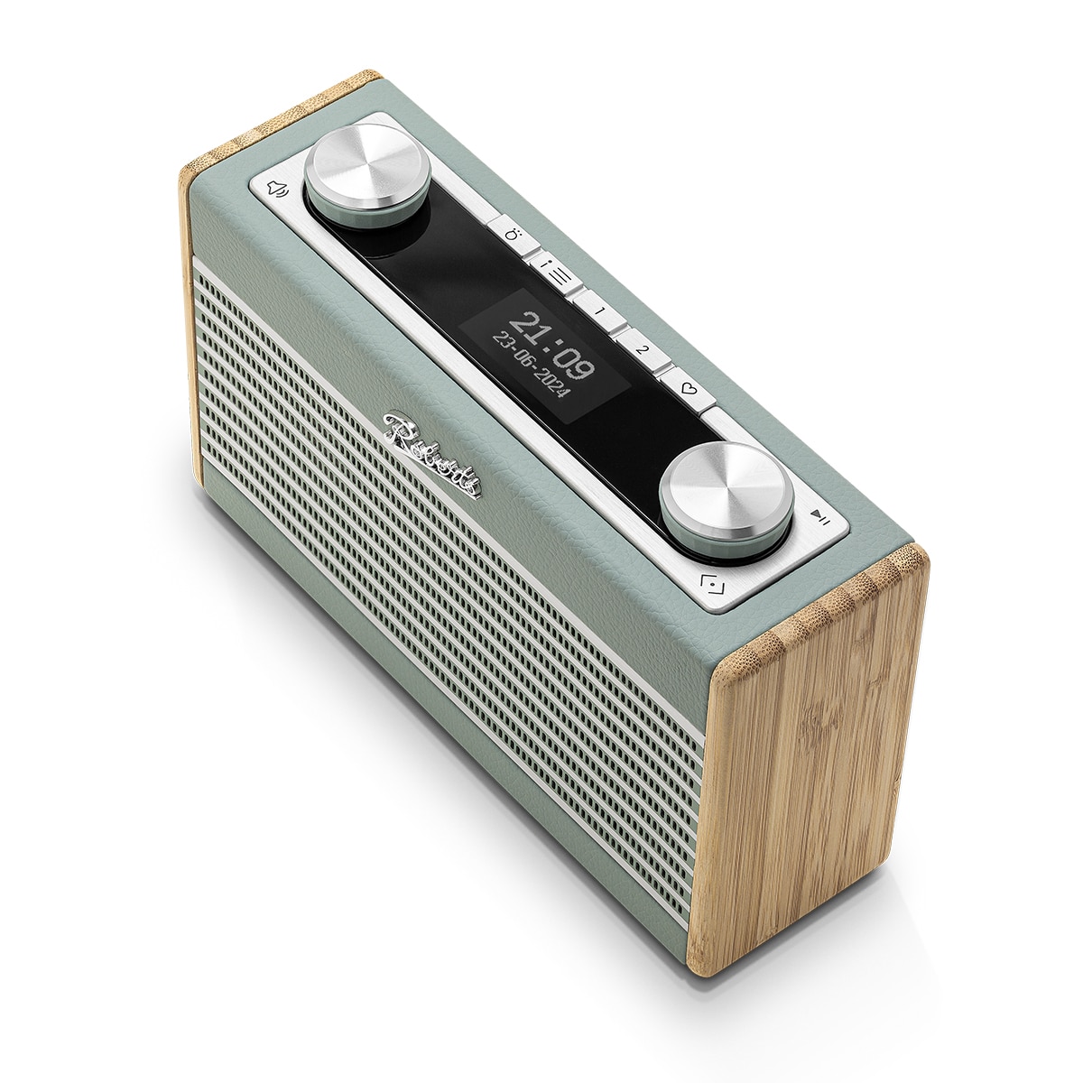 Radio portátil Roberts Rambler Uno, Bluetooth, DAB+/DAB y FM Azul pastel-3