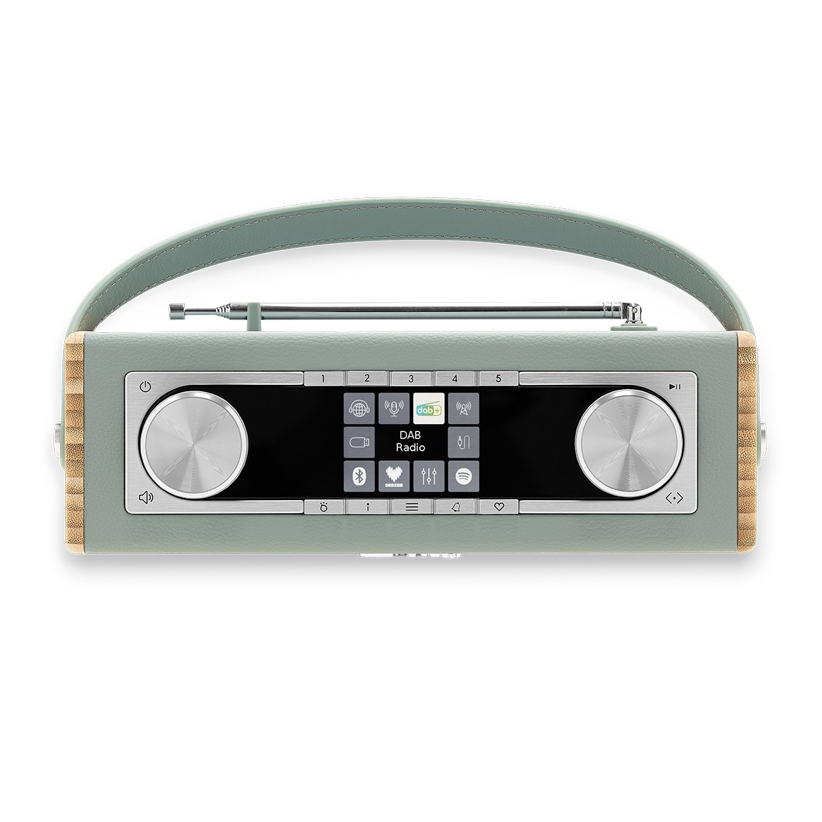 Radio portátil Roberts Rambler Max, FM, DAB+, Internet Azul pastel-4