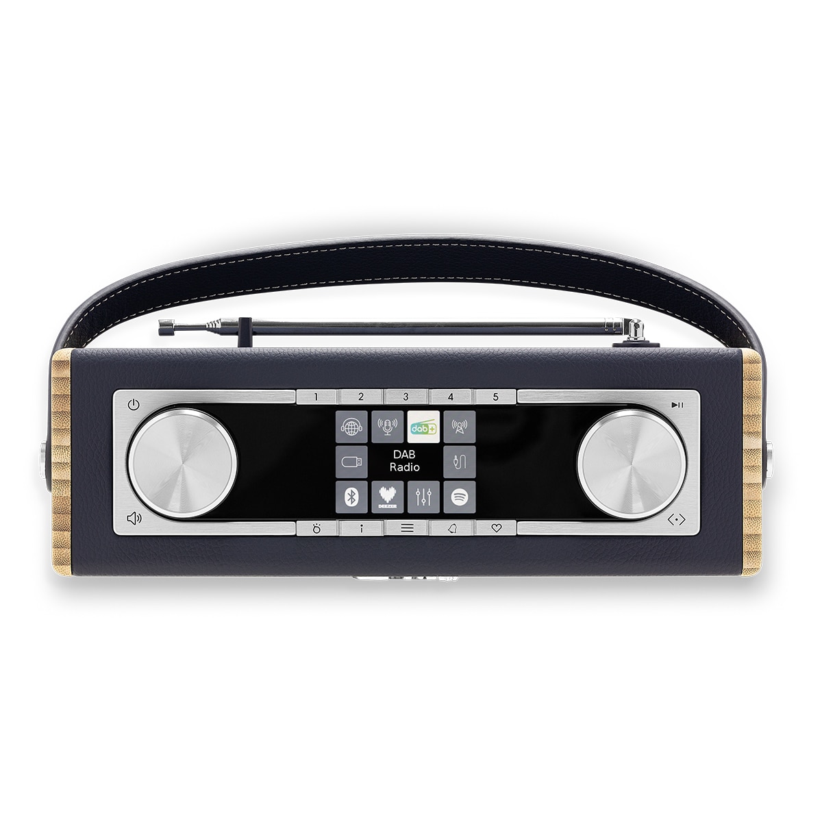 Radio portátil Roberts Rambler Max, FM, DAB+, Internet Azul pastel-4