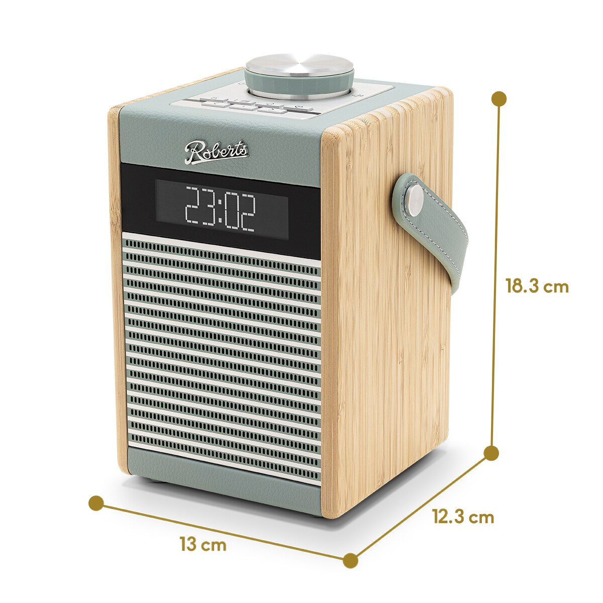 Radio portátil Roberts Rambler Midi, FM, DAB+, Bluetooth - Azul pastel Azul pastel-2