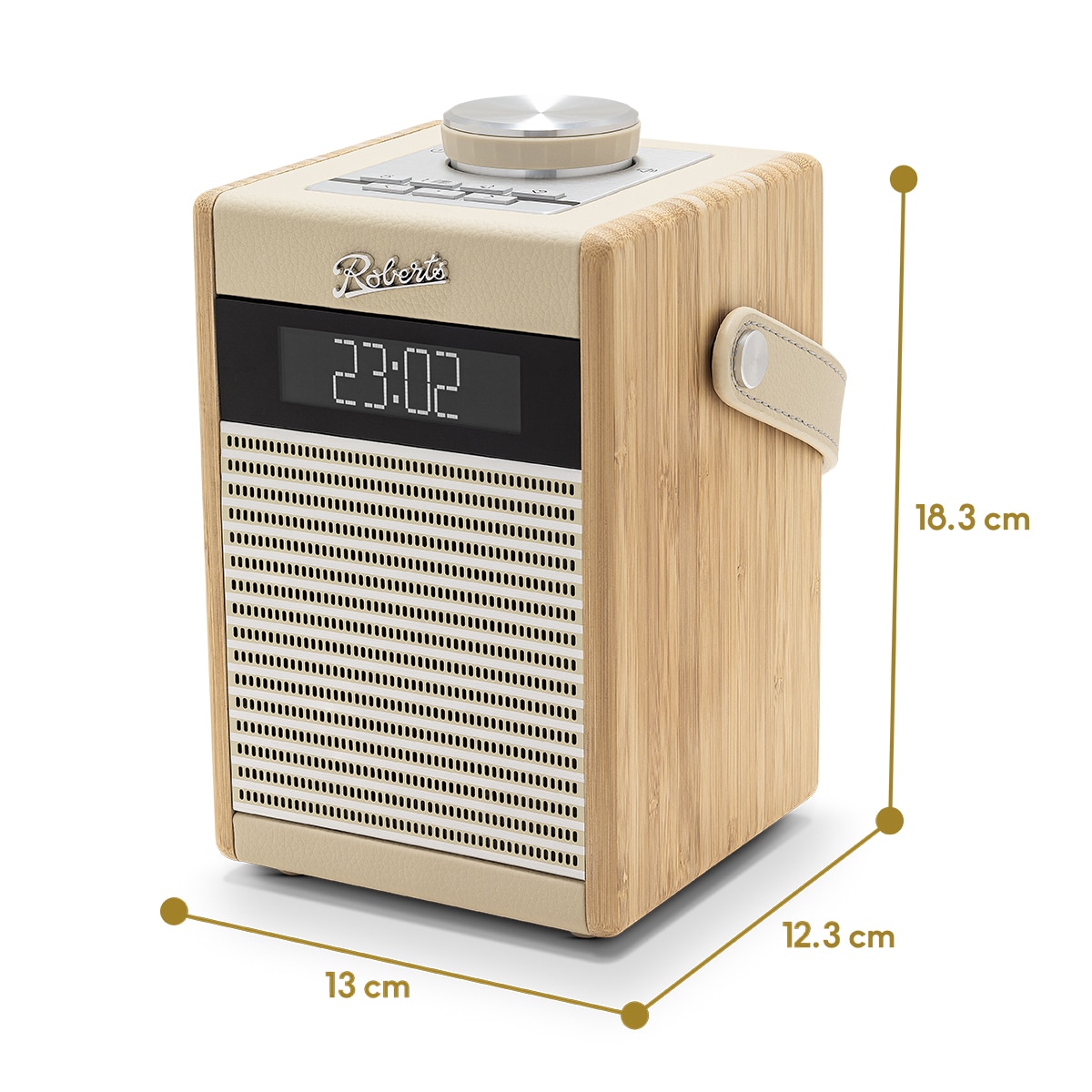 Radio portátil Roberts Rambler Midi, FM, DAB+, Bluetooth - Crema Crema-2