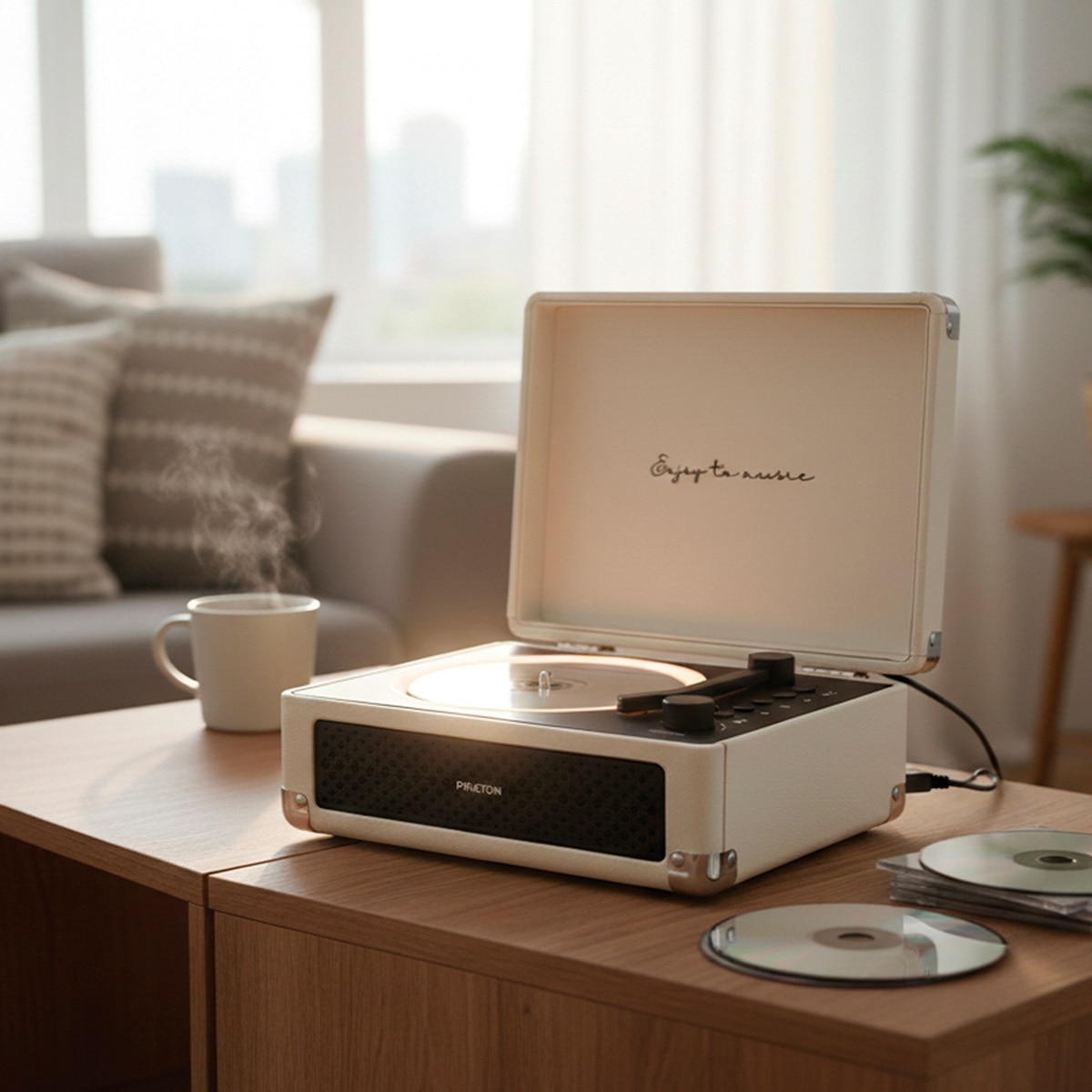 Reproductor de CD Prixton Boogie - Crema Crema-6