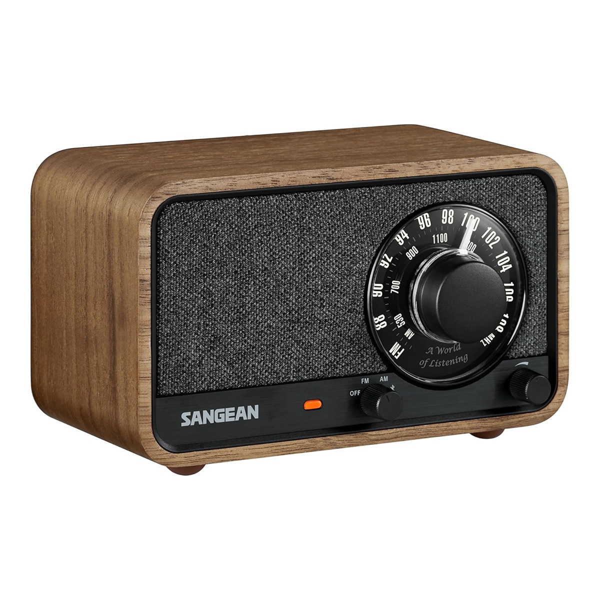 Radio analógica Sangean WR-8 con AM / FM / Bluetooth - Nogal Nogal-2