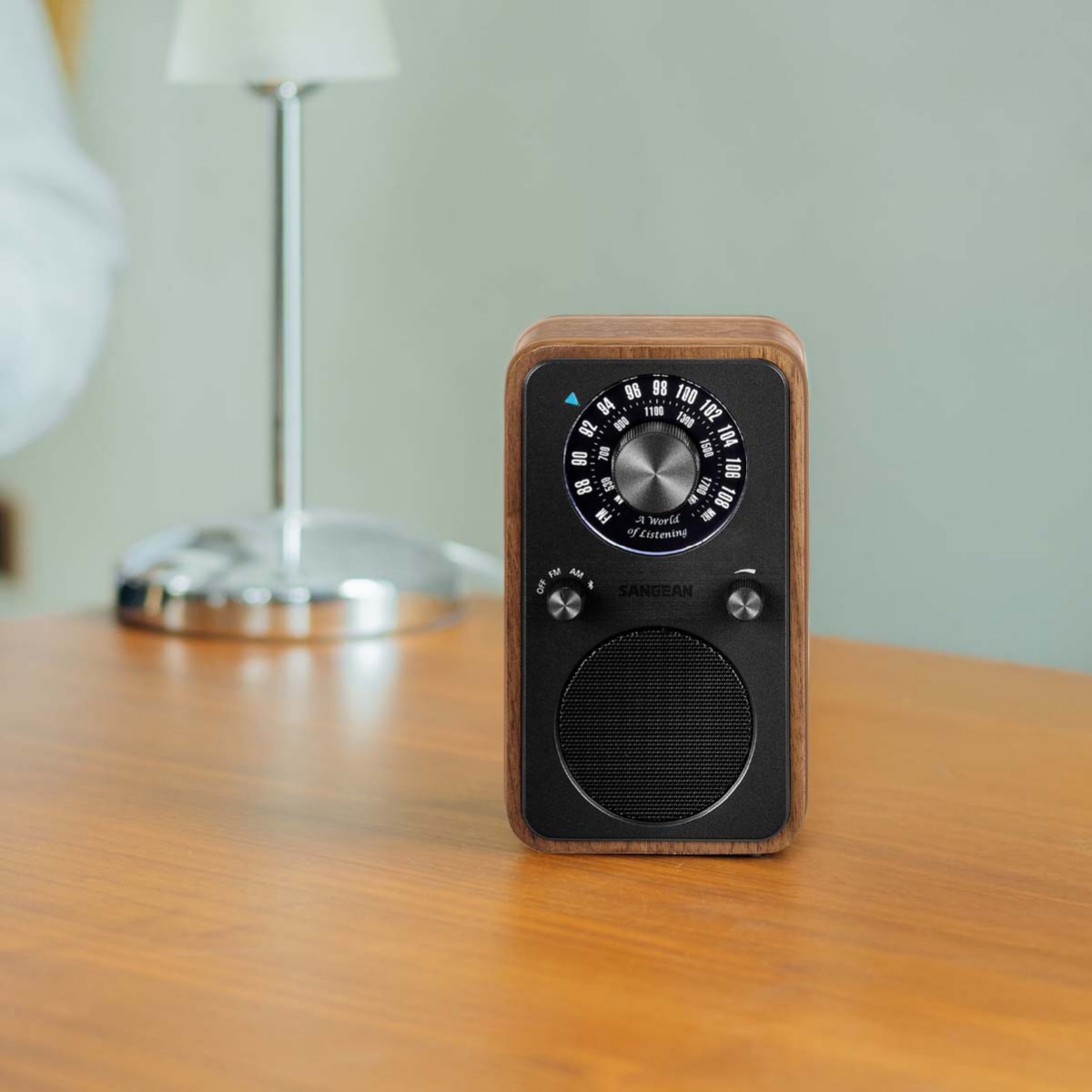 Radio analógica Sangean WR-9 con AM / FM / Bluetooth - Nogal Nogal-5