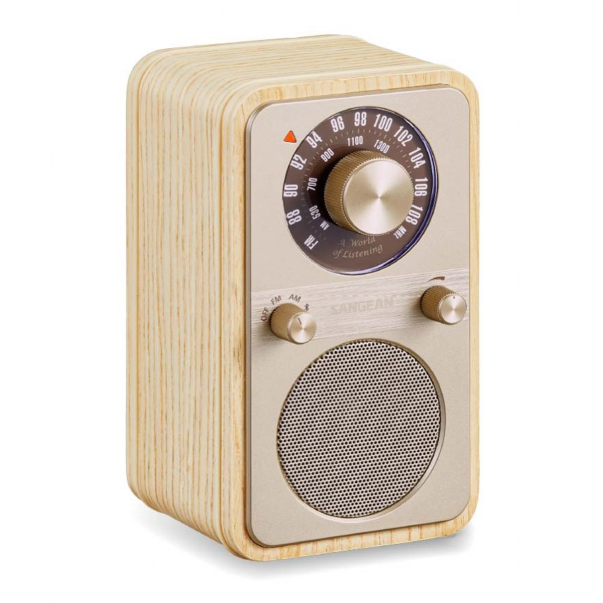 Sangean - Radio analógica Sangean WR-9 con AM - FM - Bluetooth.