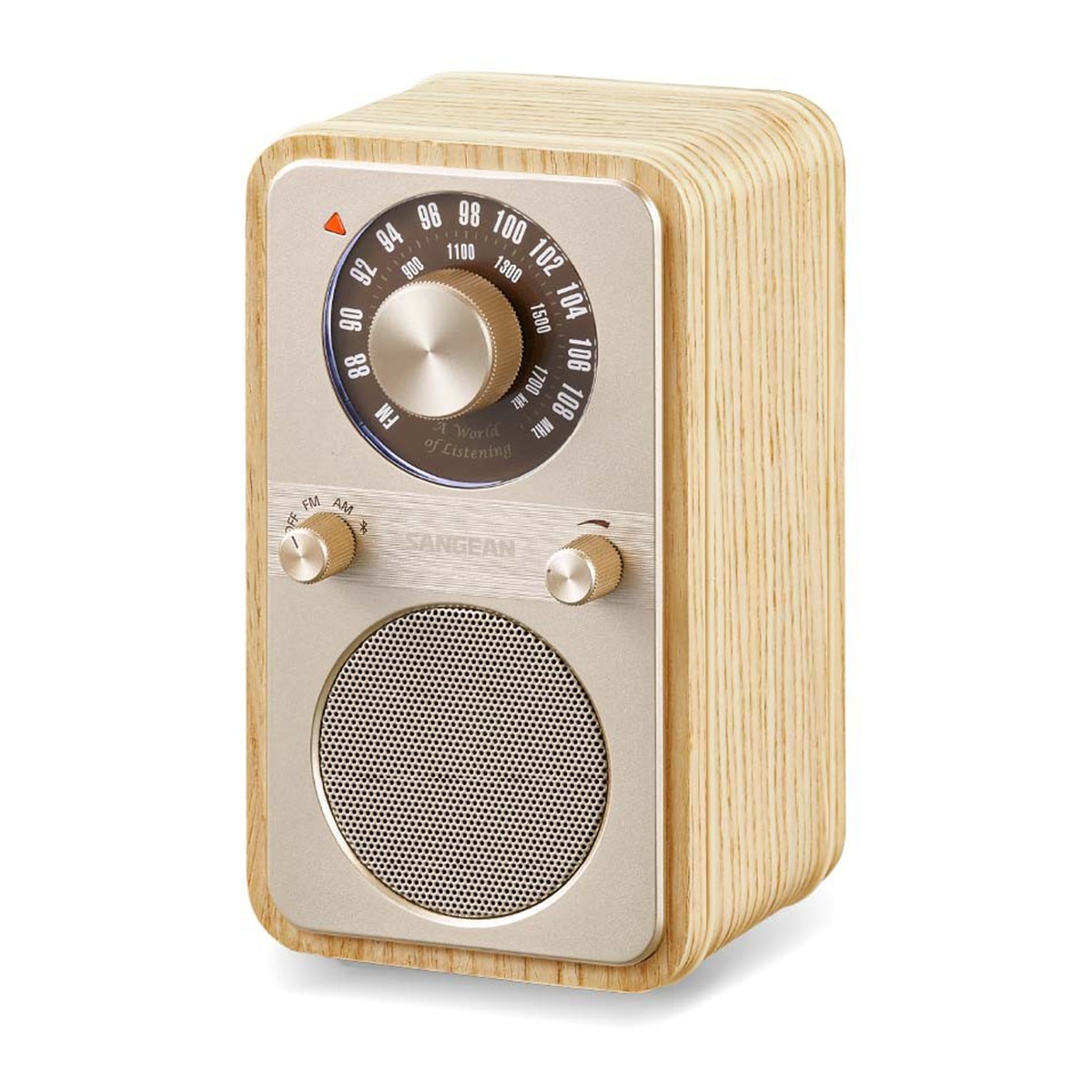 Radio analógica Sangean WR-9 con AM / FM / Bluetooth - Fresno / Blanco Fresno / Blanco-3