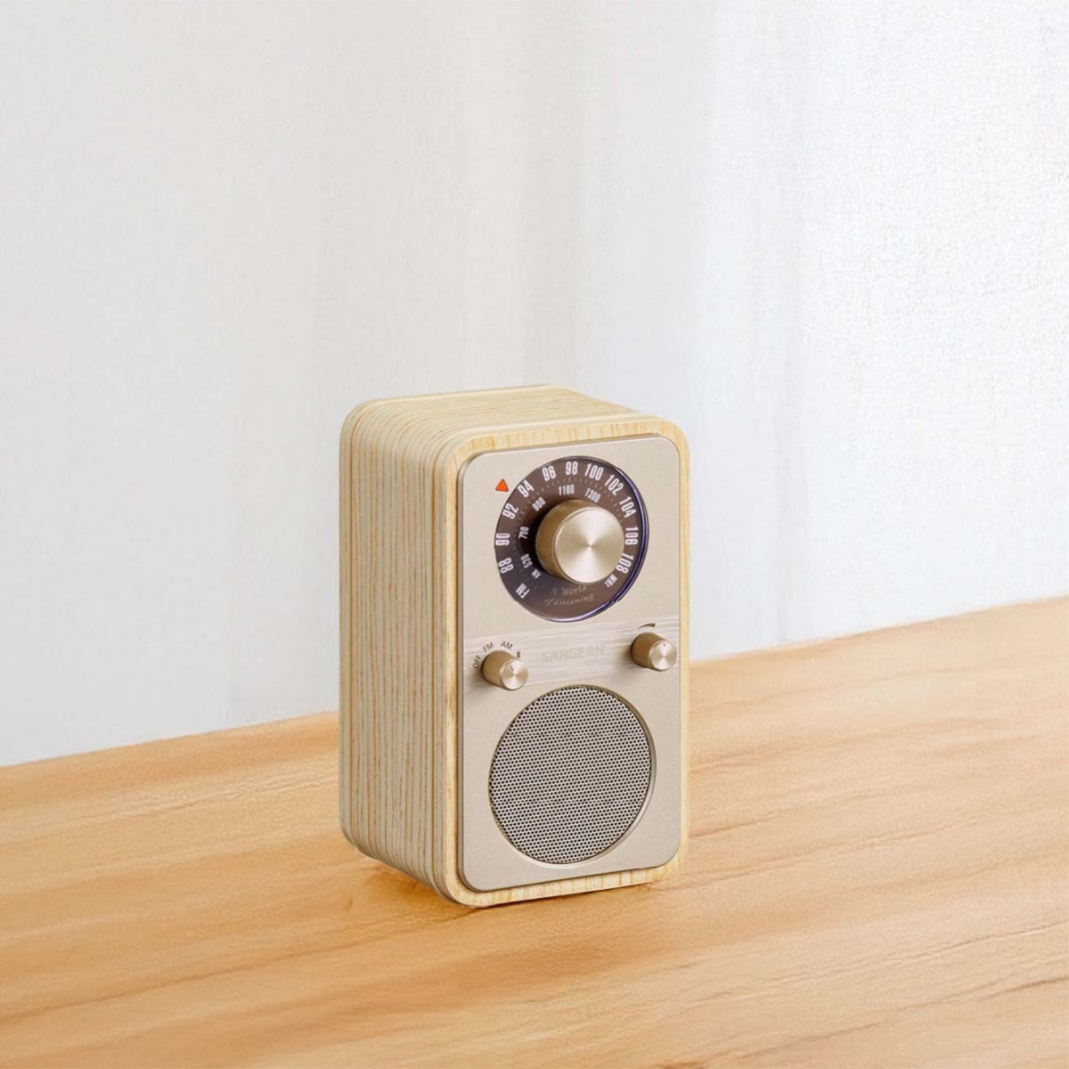 Radio analógica Sangean WR-9 con AM / FM / Bluetooth - Fresno / Blanco Fresno / Blanco-4