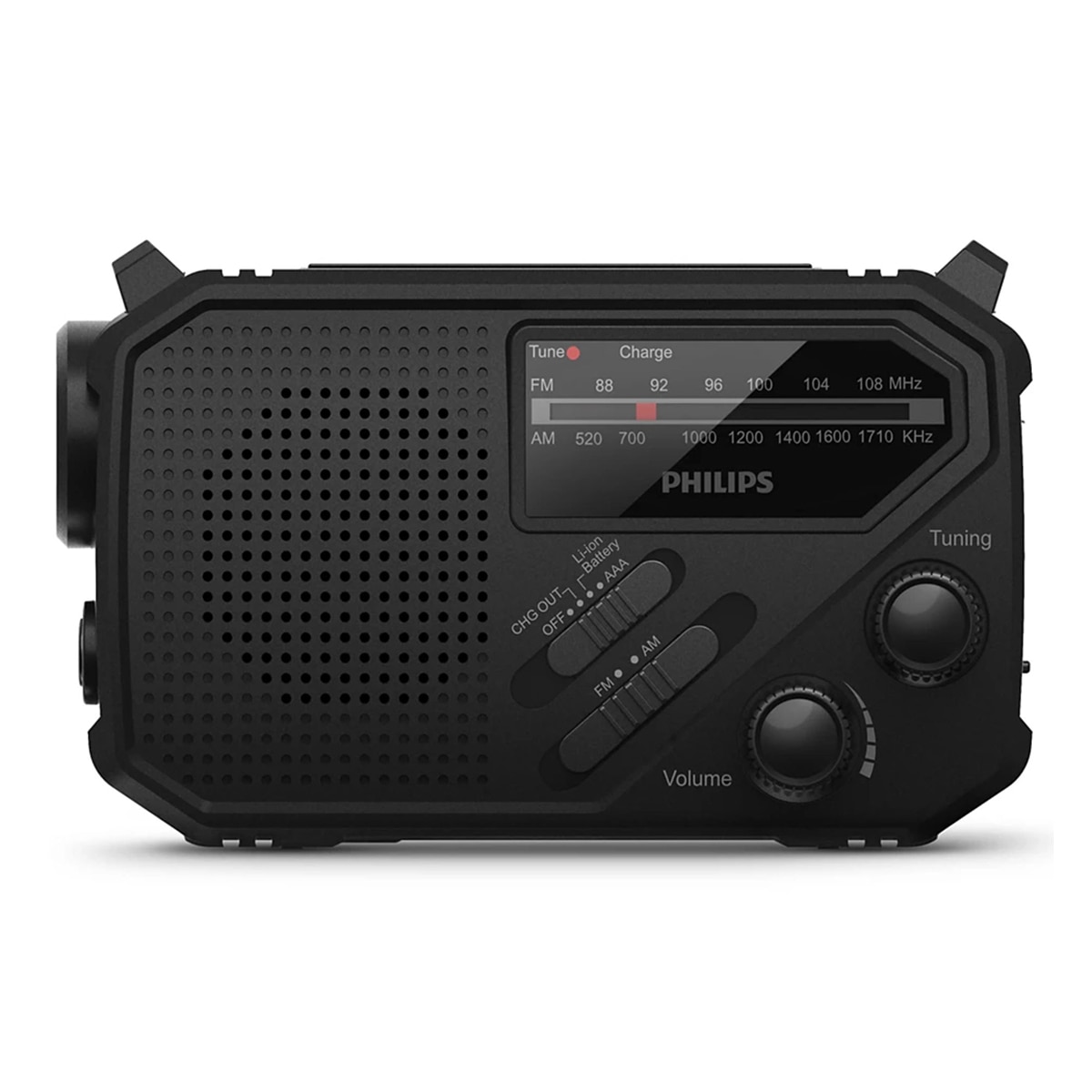 Imagen 0 de Radio portátil Philips TAR1609/00 FM/AM, linterna Negro