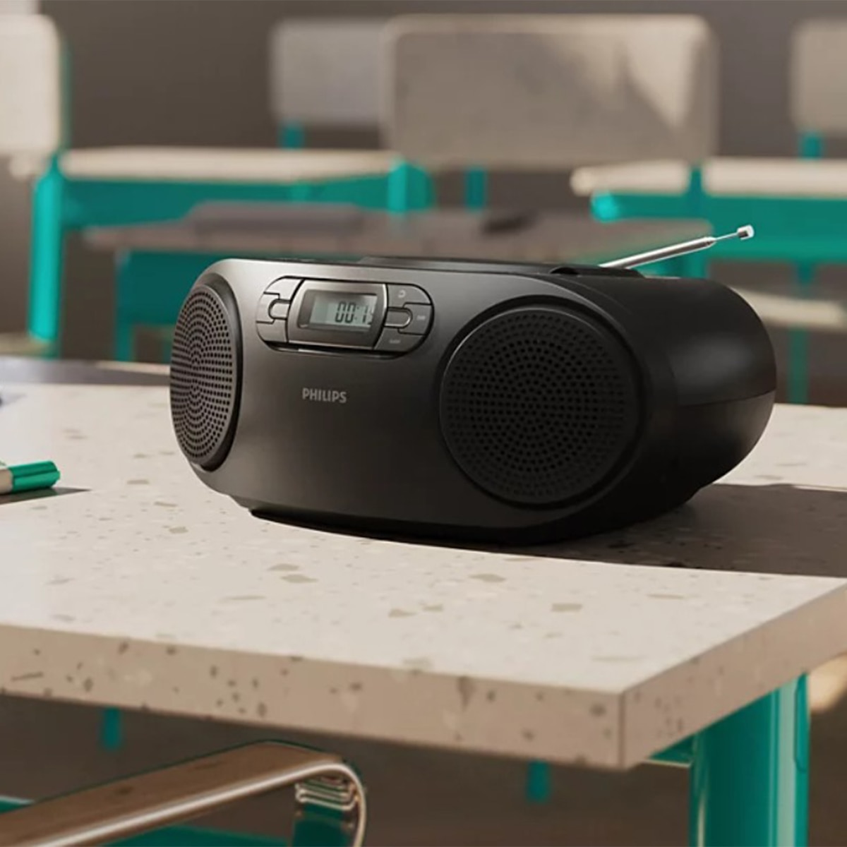 Radio CD Philips TAZ2000B/10 - Negro Negro-7