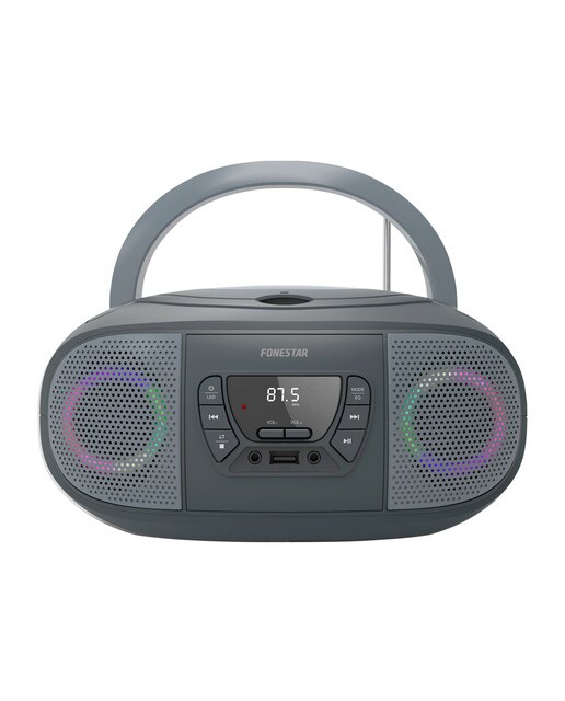 Imagen 0 de Radio CD bluetooth USB FM con entrada auxiliar Fonestar BOOM-GO-G