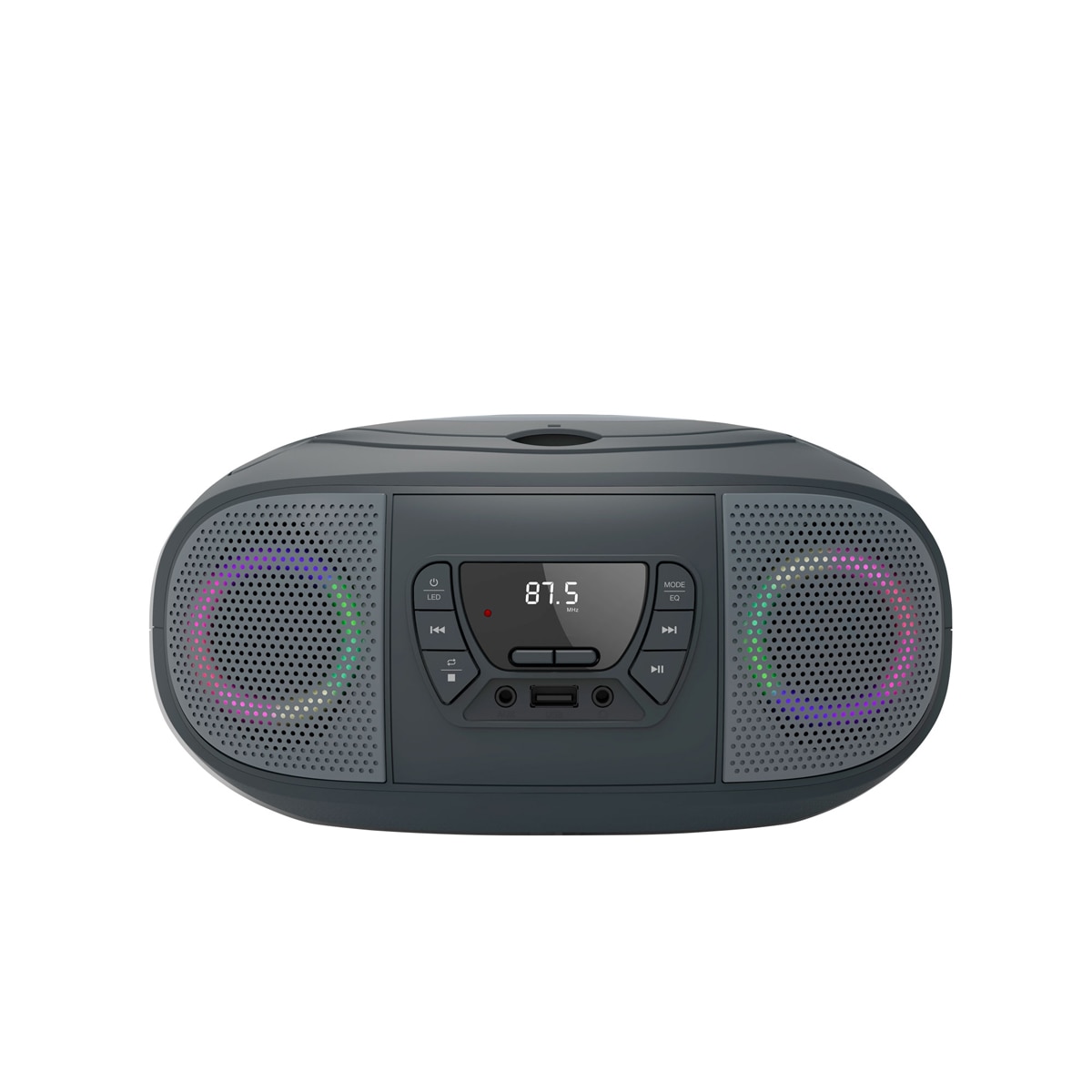 Radio CD bluetooth USB FM con entrada auxiliar Fonestar BOOM-GO-G Gris oscuro / Gris claro-4