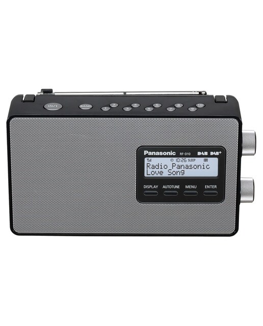Radio portátil Panasonic RF-D10EG-K, FM/DAB+ Plata-1
