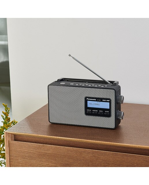 Radio portátil Panasonic RF-D10EG-K, FM/DAB+ Plata-3