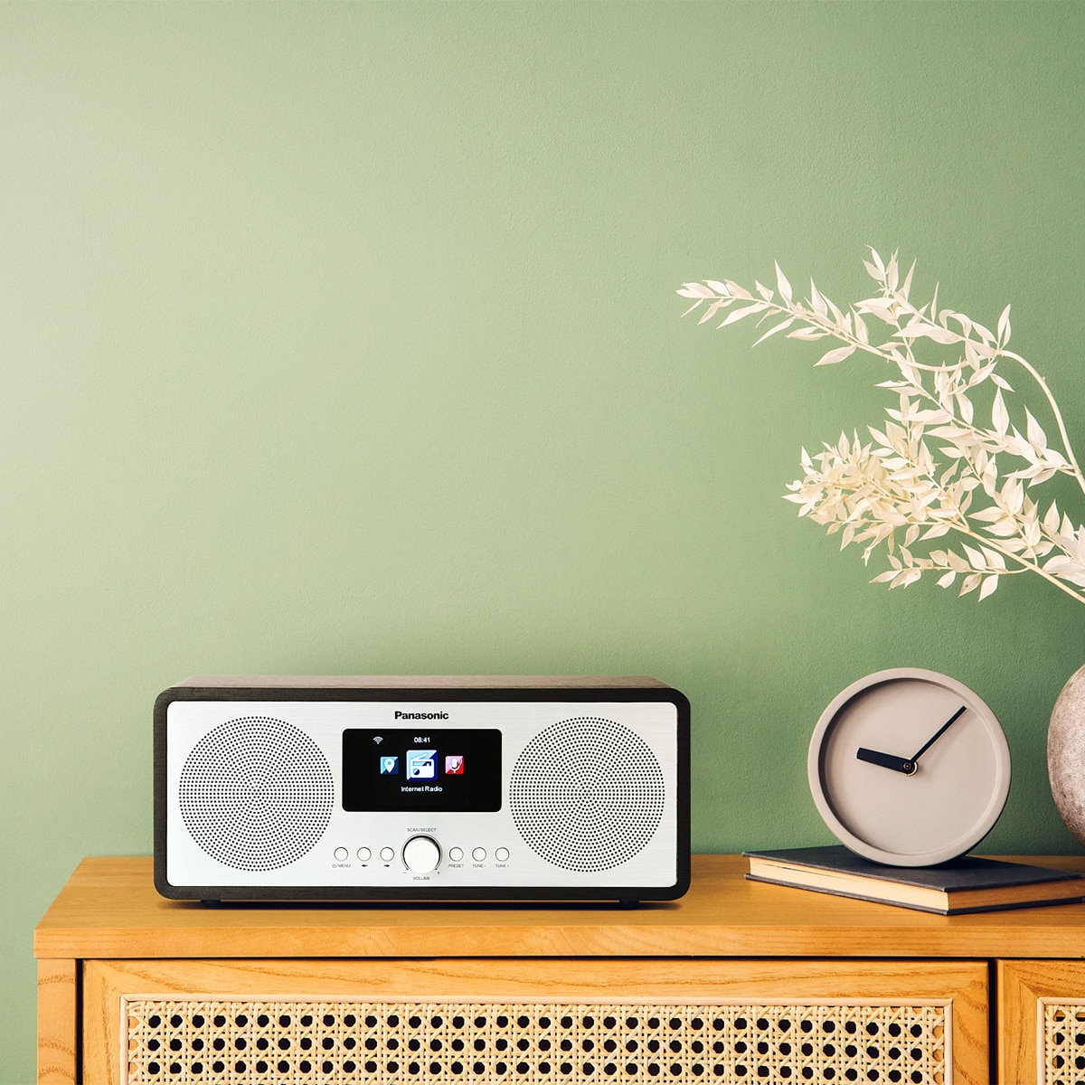 Radio Panasonic RF-D40EG-K, Wi-Fi, DAB/FM, Bluetooth, radio por Internet Plata-6