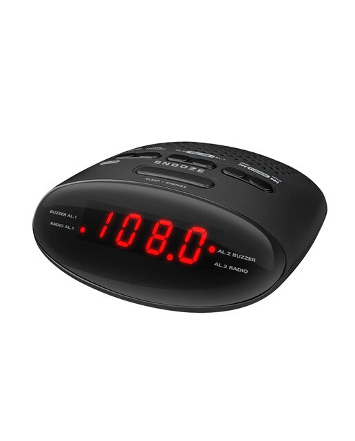 Imagen 2 de Radio reloj despertador Inves CR390A - Negro Negro