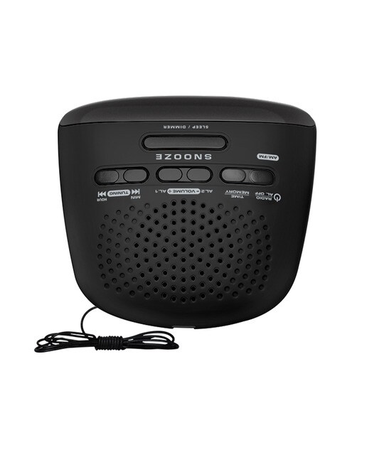 Imagen 3 de Radio reloj despertador Inves CR390A - Negro Negro