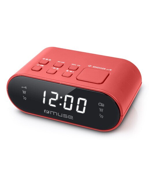 Radio Reloj Muse M-10 - Rojo Rojo-1