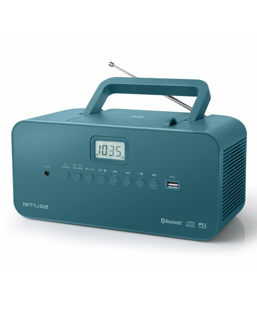 Radio CD Muse M-30 BTB - Azul Azul-1
