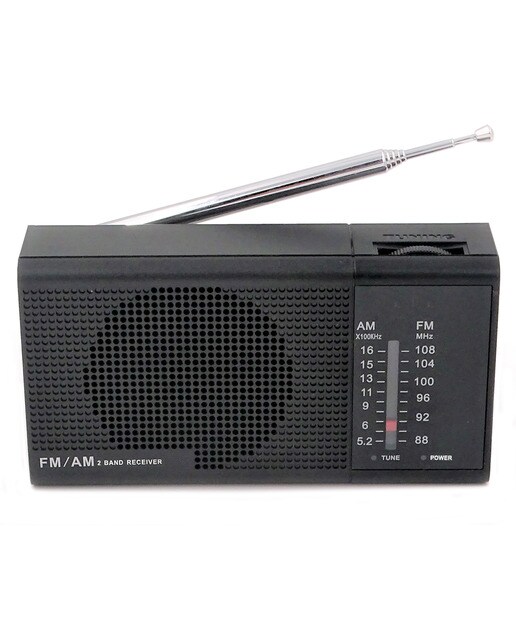 Radio portátil AM/FM Inves PR-011 Negro-2