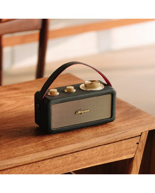 Radio portátil Sangean SRA101BG FM, Bluetooth Negro / Dorado-4