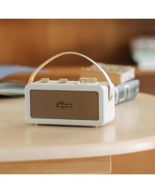 Imagen 4 de Radio portátil Sangean SRA101IG FM, Bluetooth - Marfil Marfil