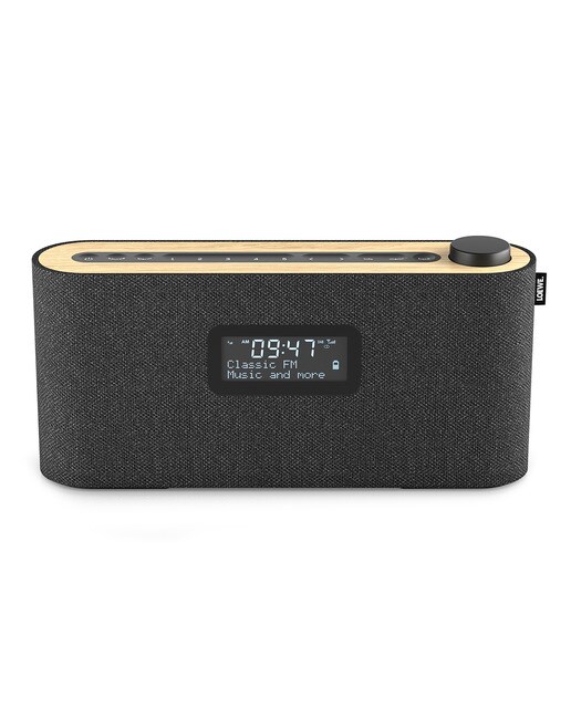 Radio portátil Loewe radio.frequency FM / DAB, DAB+, Bluetooth Gris / Roble-1