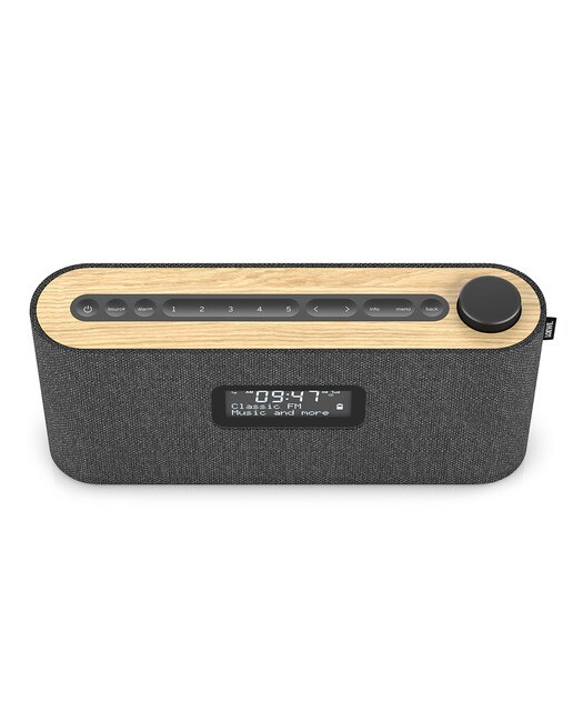 Radio portátil Loewe radio.frequency FM / DAB, DAB+, Bluetooth Gris / Roble-3