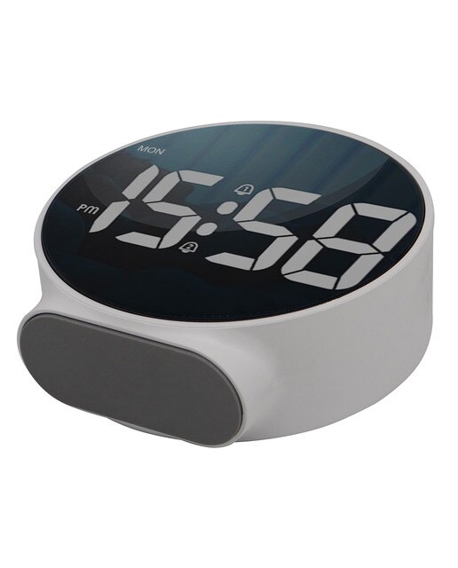 Reloj despertador Inves AN0599 Blanco-4