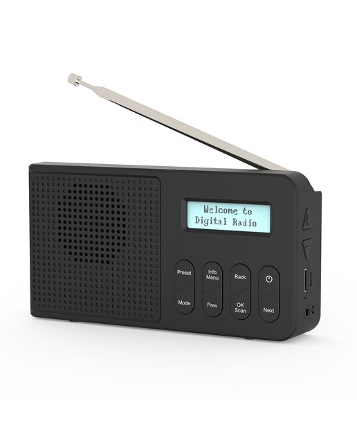 Radio portátil Inves YM-2236 FM, DAB+, Bluetooth Negro-3