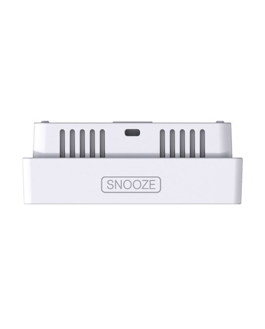 Reloj despertador Inves E0558WST2H2-V3 con indicador de temperatura interior y exterior, blanco Blanco-5