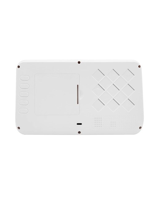 Reloj despertador Inves HX-8316 con batería o CA Blanco-2