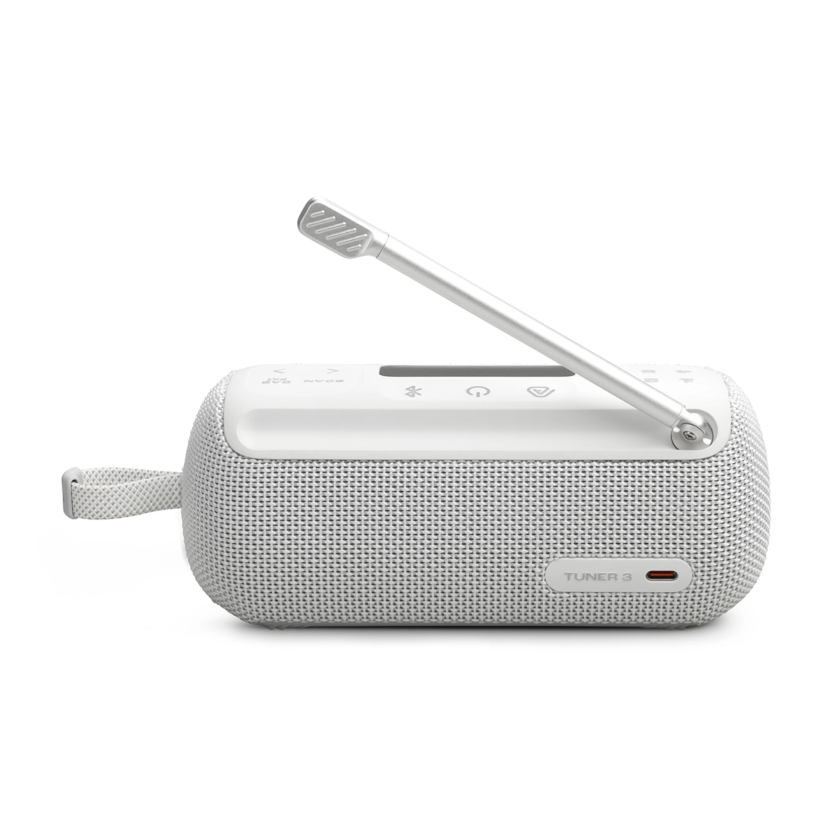 Radio portátil JBL Tuner 3, DAB/DAB+/FM, Bluetooth Blanco-3