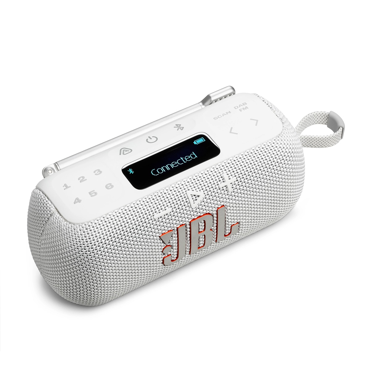 Radio portátil JBL Tuner 3, DAB/DAB+/FM, Bluetooth Blanco-6