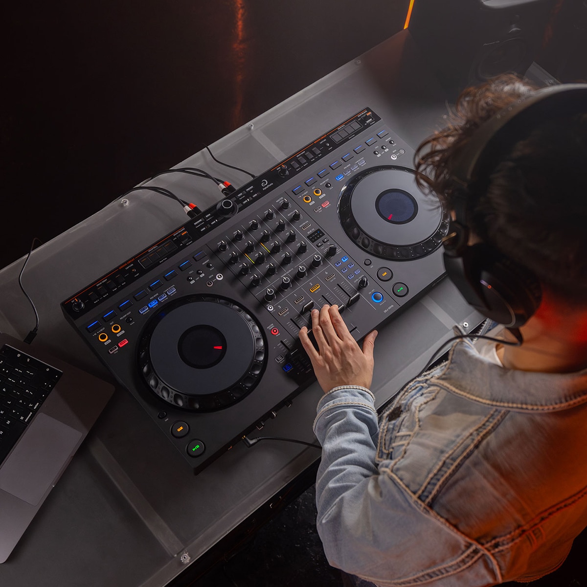 Controladora DJ AlphaTheta DDJ-GRV6, 4 canales Negro-3