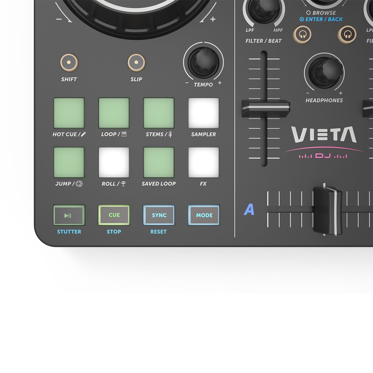 Controladora DJ Vieta Pro Vega Negro-4