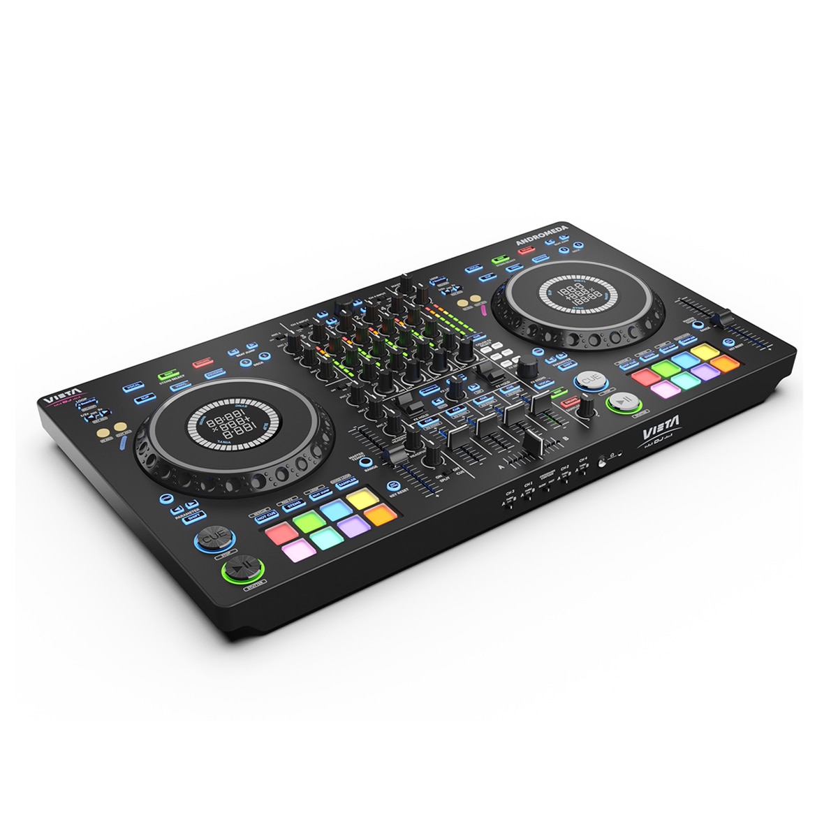 Controladora DJ Vieta Pro Andromeda 4 canales - Negro Negro-2
